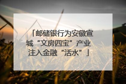 邮储银行为安徽宣城“文房四宝”产业注入金融“活水”