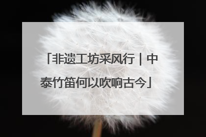 非遗工坊采风行｜中泰竹笛何以吹响古今