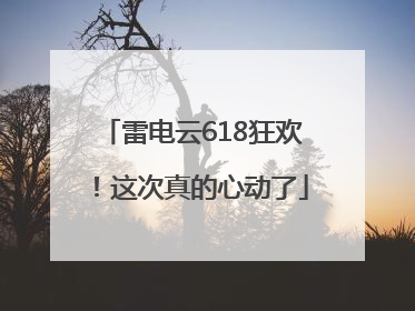 雷电云618狂欢！这次真的心动了