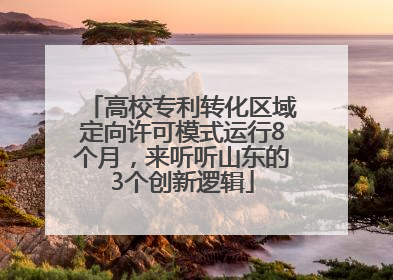 高校专利转化区域定向许可模式运行8个月，来听听山东的3个创新逻辑