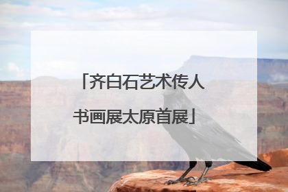 齐白石艺术传人书画展太原首展