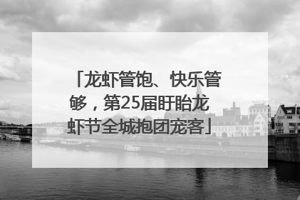龙虾管饱、快乐管够，第25届盱眙龙虾节全城抱团宠客