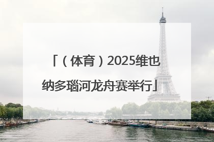 （体育）2025维也纳多瑙河龙舟赛举行