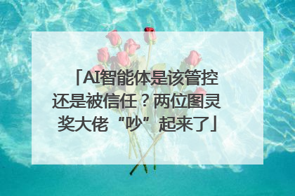 AI智能体是该管控还是被信任？两位图灵奖大佬“吵”起来了